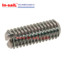 DIN551 ISO4766 Slotted Set Screws with Flat Point